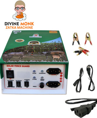 DIVINEMONK dc zatka machine solar fence guard 60 acre 90 bigha MPPT Solar Charge Controller