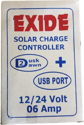 EXIDE 12/24 Volt 6 amp PWM Solar Charge Controller