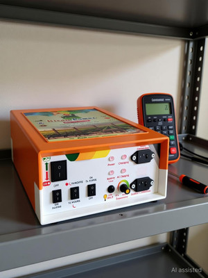 ENERGY CONTROL KISAN POWER 18 KV Solar Fence Energizer | 50 Acre PWM Solar Charge Controller