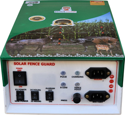 DIVINEMONK DC solar zatka machine solar fence guard (80 acre area covered) PWM Solar Charge Controller