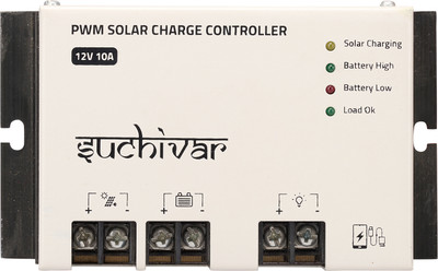 Suchivar PWMCCR12V10A PWM Solar Charge Controller