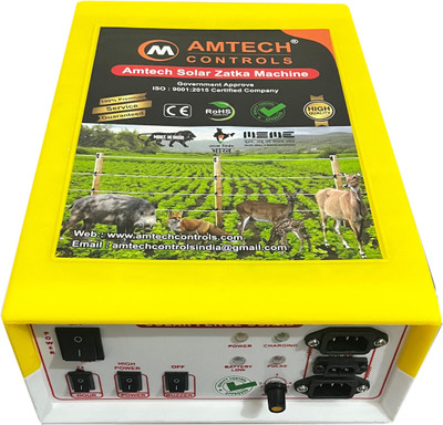 Amtech Controls Electric Fence Energizer For Agricultural Farms ( 40 Acres) MPPT Solar Charge Controller