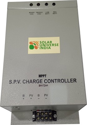 SOLAR UNIVERSE INDIA MPPT Solar Charge Controller 24V-20Amps with LED Display & 9V USB Output-Indoor MPPT Solar Charge Controller