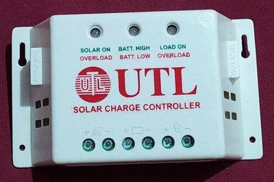 UTL Solar Charge Controller (PWM) 12V/24V, 10Amp with USB Charging Socket PWM Solar Charge Controller