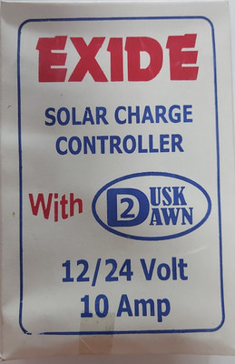EXIDE 12V/24V 10AMP PWM Solar Charge Controller