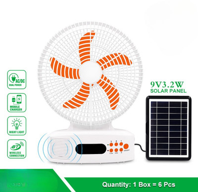 DRUMSTONE Table Solar Fan Set(100 W)