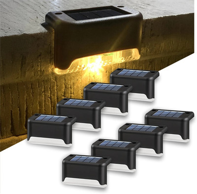 BTfash Solar Deck Light, Rechargeable Waterproof LED Solar Lights 8 Solar Light Set(Ceiling Mounted Pack of 8)