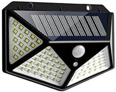 Fitaza Solar Wireless Security Lights for Garden 100 LED Motion Sensor Security Lamp Solar Light Set(Wall Mounted Pack of 1)
