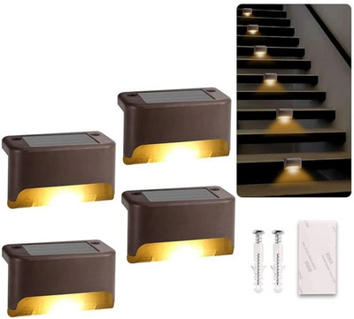 BabaTradeers Solar Light Set(Wall Mounted Pack of 4)