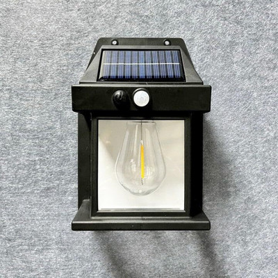 hybite New Wireless Dusk to Dawn Motion Sensor LED Wall Solar Light Outdoor Wall Light Solar Light Set(Wall Mounted Pack of 1)
