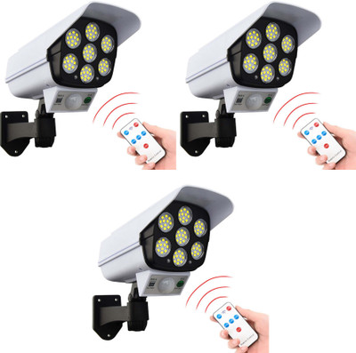 Luranol 77 Led Motion Sensor Lamp Security Motion Sensor Solar Light For Home,Garden Solar Light Set(Wall Mounted Pack of 3)
