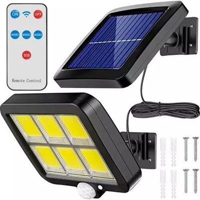 Vinskep Solar Sensor Wall Light - Adjustable Panels Wired Security Solar Motion Lights Solar Light Set(Wall Mounted Pack of 1)