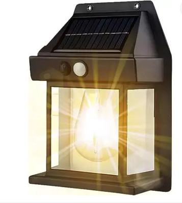 HASRU Solar Emergency Outdoor indoor Light Bulb Motion Sensor Waterproof Solar Light Set(Wall Mounted Pack of 1)
