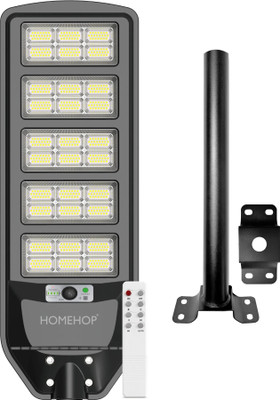 Homehop Solar Street Light Outdoor Waterproof 400W Motion Sensor Lamp for Home Garden Solar Light Set(Wall Mounted Pack of 1)