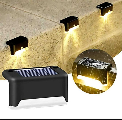ZESTRUM Solar Light Set Wall Mounted Solar Light Set(Wall Mounted Pack of 4)