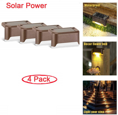 SHIVTRADRE Solar Light Set(Wall Mounted Pack of 4)