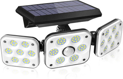 ShoppoStreet Solar Motion Lights ,138 LED Solar Security Lights,IP65 Waterproof Solar Light Set(Wall Mounted Pack of 1)