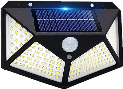 VARNITYA Solar Lights Outdoor Waterproof Lamp With 3 Light Modes Light and Motion Sensors Solar Light Set(Wall Mounted Pack of 1)