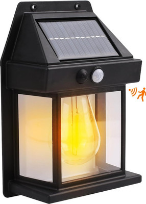 VIGIL ® Solar Wall Lights Outdoor, Solar Wall Lantern with 3 Modes & Motion Sensor Solar Light Set(Wall Mounted Pack of 1)