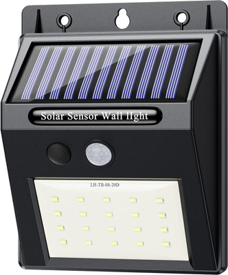 kayru 20 Led Solar Sensor Light Wireless Waterproof Spotlight for Outdoor/Garden Wall Solar Light Set(Wall Mounted Pack of 1)