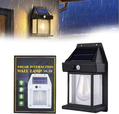 NKL Solar Wall Lamp 3 Modes Motion Sensor Light Indoor/Outdoor Waterproof_01 Solar Light Set(Wall Mounted Pack of 1)