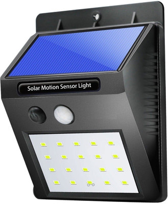 MOBIASHTA Solar Powered Led Wall Light 20 LED Motion Sensor Street Lights with Upgraded Solar Panel Solar Light Set(Wall Mounted Pack of 1)