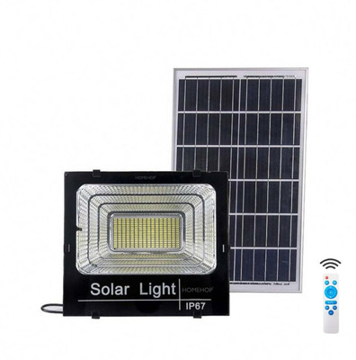 Homehop Outdoor 100W Flood Led Waterproof Lamp Solar Light Set(Wall Mounted Pack of 1)