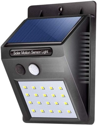 HEZKOL Solar Light 20 LED Bright Outdoor Security Light Spotlights With Motion Sensor Solar Light Set(Wall Mounted Pack of 1)