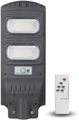 D'Mak 60 Watt Waterproof Solar Led Street Light With Integrated Solar Panel for Outdoor Purposes Solar Light Set(Wall Mounted Pack of 1)