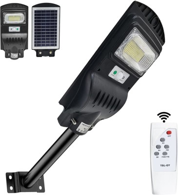 SSUCA Solar Street Light 30W Motion Sensor Wall Home Garden Waterproof W/O Pole Solar Light Set(Free Standing Pack of 1)