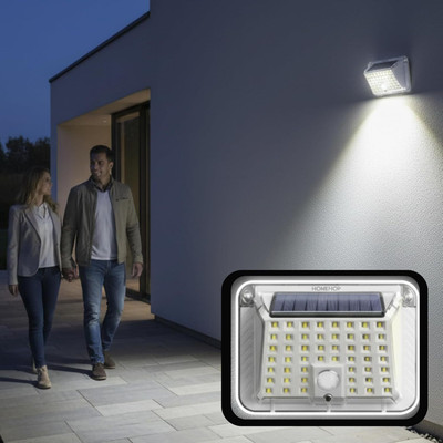 MY BABY LOVE A PERFECT CARE Solar Light Outdoor Home Motion Sensor LED Wall Lamp Solar Light Set(Wall Mounted Pack of 1)