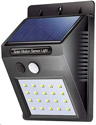 MobStore Motion sensor solar light 20 LED wireless wall light security Light Solar Light Set(Wall Mounted Pack of 1)