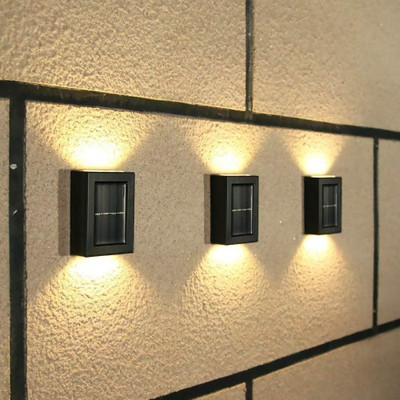 ZESTRUM TwinGlow Solar Wall Light – Model No. SW-WL05 Solar Light Set(Wall Mounted Pack of 1)