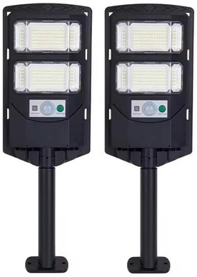 Adiohub Plastic Solar Lights Indoor/Outdoor, 96 Leds Solar Powered Motion Sensor Light Solar Light Set(Wall Mounted Pack of 2)