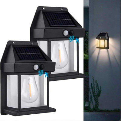 shyam traders solar interaction wall lamp Solar Light Set(Wall Mounted Pack of 1)