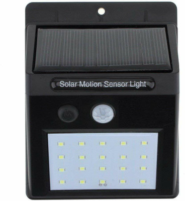 SOLAR UNIVERSE INDIA Solar LED Sensor Light with 20 LED's - Ultra Bright - Waterproof and Two Lighting Modes Solar Light Set(Wall Mounted Pack of 1)