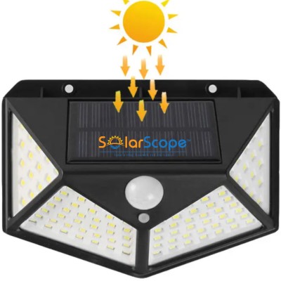 SolarScope Solar Light Outdoor Motion Sensor for Home Garden Waterproof for Wall Decks Solar Light Set(Wall Mounted Pack of 1)