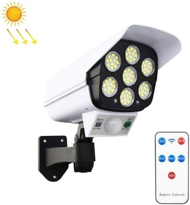 Tazomi Solar Light Outdoor 77 Led Motion Sensor Security Camera Shaped Wall Lamp Solar Light Set(Wall Mounted Pack of 1)