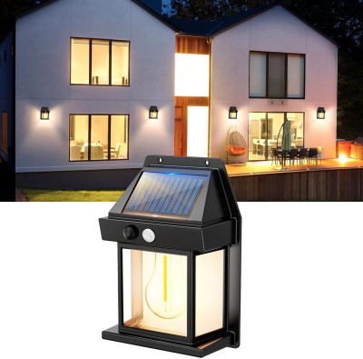 ZURU BUNCH Wireless Solar 3 Modes & Motion Sensor Powered Wall Light Lamp for Outdoor Solar Light Set(Wall Mounted Pack of 1)