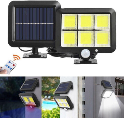 parspar Solar Sensor Wall Light,Adjustable Panels Wired Security Solar Motion Lights Solar Light Set(Wall Mounted Pack of 1)