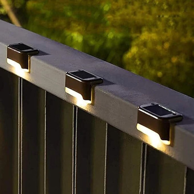 Sarang Solar Garden Railing Light SL 501 Solar Light Set(Wall Mounted Pack of 4)