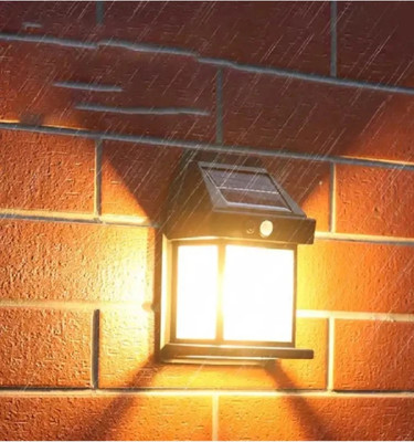 Orian Plus Motion Sensor Solar Wall Lamp (Pack Of 1) Waterproof Solar Light Set(Wall Mounted Pack of 1)