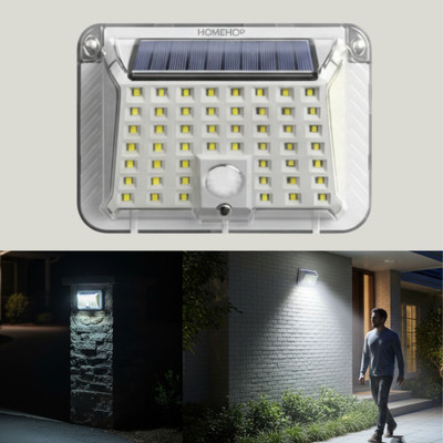 Homehop Solar Wall Lights Outdoor Automatic Waterproof LED Garden Decoration Lamp Solar Light Set(Wall Mounted Pack of 1)