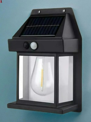 ZESTRUM X274 M991 Bulb led Solar Outdoor Garden Wall Light with Sensor Wireless Solar Light Set(Wall Mounted Pack of 1)