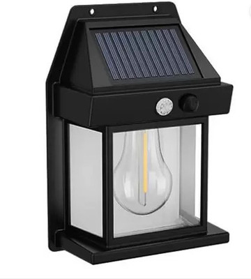 HASRU Solar Emergency Outdoor indoor Light Bulb Motion Sensor Waterproof Solar Light Set(Wall Mounted Pack of 1)