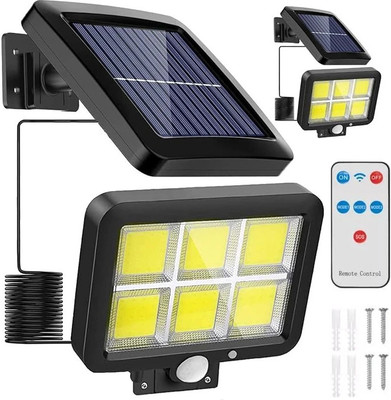 BIYALI 120LED Solar Light Outdoor LED Wall Motion Sensor Lamp for Home, Garden,Yard Solar Light Set(Wall Mounted Pack of 1)