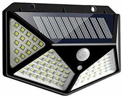 ZESTRUM Waterproof Pillar Wall Gate Post Lamp Solar Lights Solar Light Set(Wall Mounted Pack of 1)