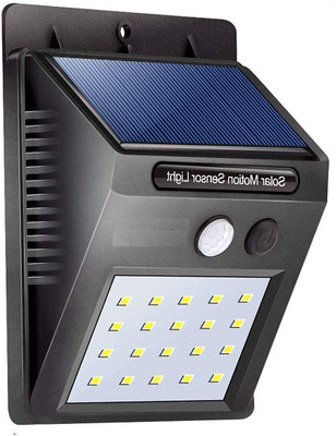 ZESTRUM 20 led Solar Lights Outdoor Wall LED Solar lamp With PIR Motion Sensor Night Solar Light Set(Wall Mounted Pack of 1)