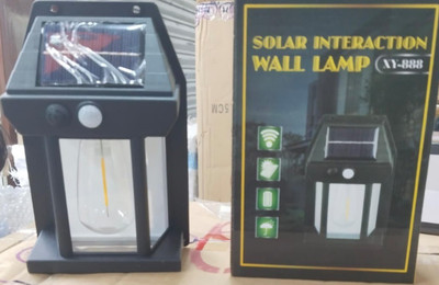 NKL Solar Wall Lamp 3 Modes Motion Sensor Light Indoor/Outdoor Waterproof_04 Solar Light Set(Wall Mounted Pack of 1)