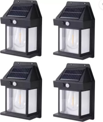 tanuenterprises Solar panel light Solar Light Set(Wall Mounted Pack of 4)